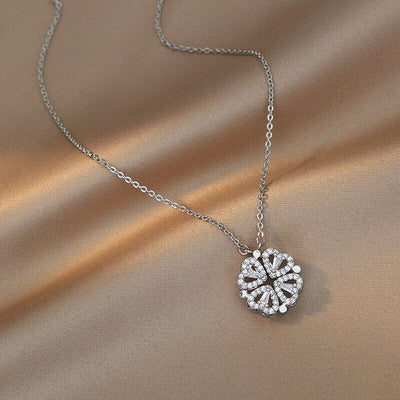 Collier Diamant Porte-Bonheur | 2 en 1 | Amour et Chance 